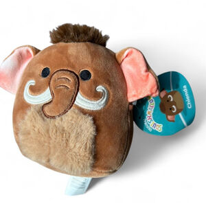 Chienda the Woolly Mammoth Squishmallow 5” – NWT Rare Brown Plush